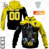 Personalized Aviron Bayonnais Rugby Skull Death Design Hoodie