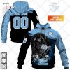 Personalized ASM Clermont Auvergne Rugby Skull Death Design Hoodie
