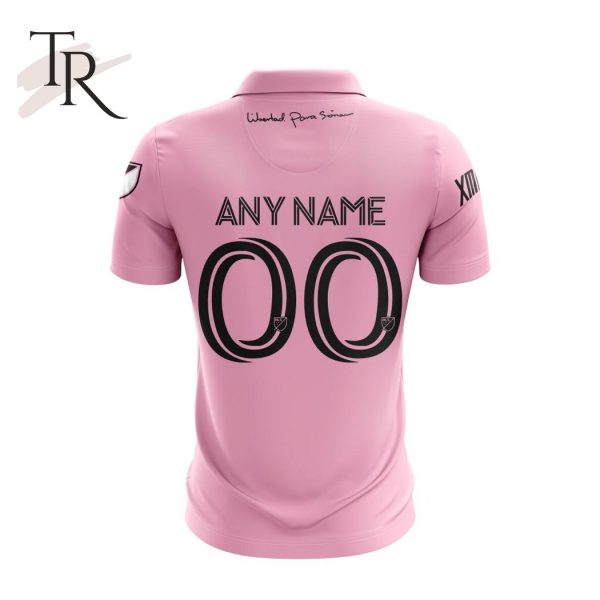 Customized Inter Miami CF Black 2023 Polo Shirt