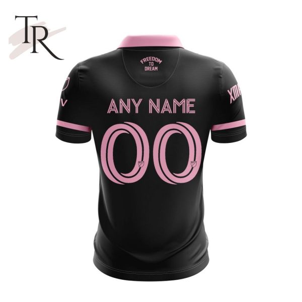 Customized Inter Miami CF Pink 2023 Polo Shirt