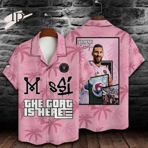 Inter Miami Leo Messi Pink Hawaiian Shirt