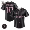 Inter Miami Leo Messi Black And Pink Baseball Jersey