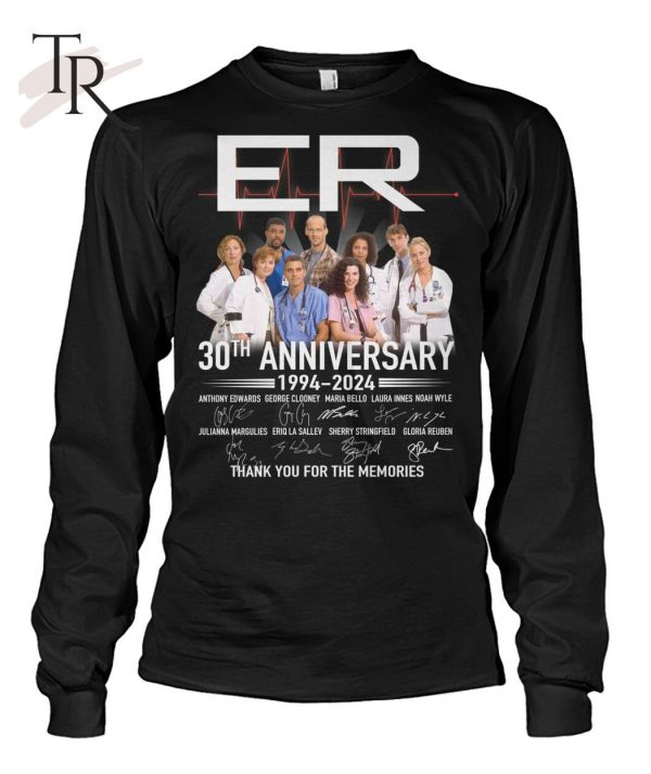 ER TV Show 30th Anniversary 1994 – 2024 Thank You For The Memories T-Shirt