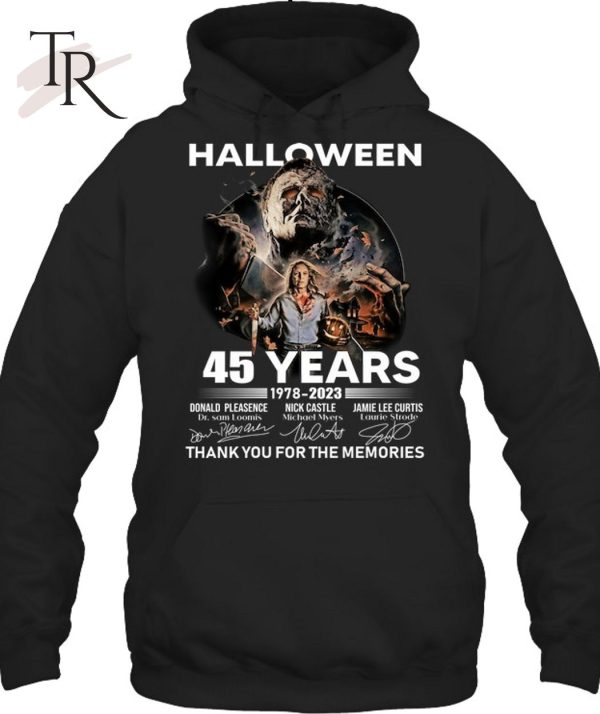 Halloween 45 Years Of 1978 – 2023 Thank You For The Memories T-Shirt