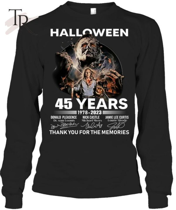 Halloween 45 Years Of 1978 – 2023 Thank You For The Memories T-Shirt