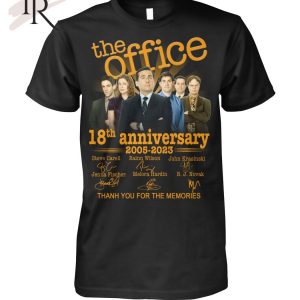 The Office 18th Anniversary 2005 – 2023 Thank You For The Memories T-Shirt