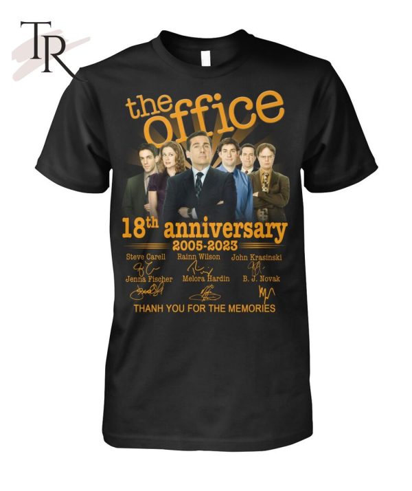 The Office 18th Anniversary 2005 – 2023 Thank You For The Memories T-Shirt