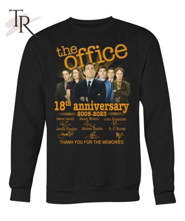 The Office 18th Anniversary 2005 – 2023 Thank You For The Memories T-Shirt