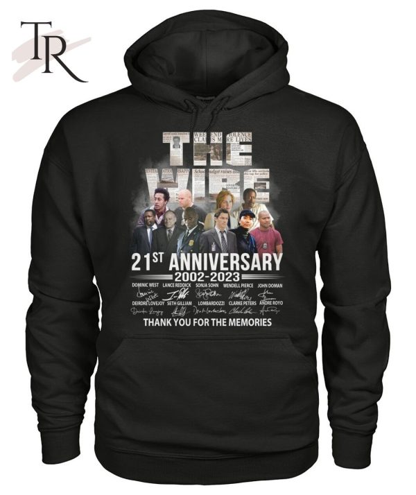 The Wire 21st Anniversary 2002 – 2023 Thank You For The Memories T-Shirt