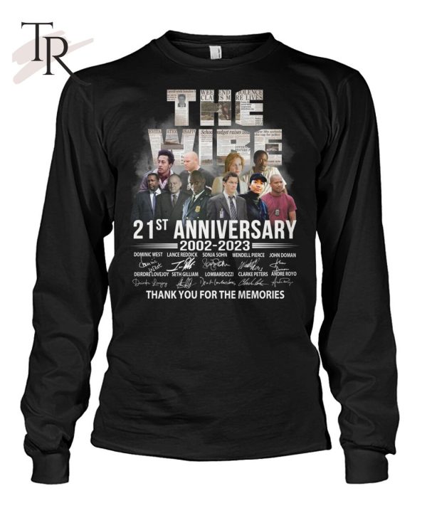 The Wire 21st Anniversary 2002 – 2023 Thank You For The Memories T-Shirt