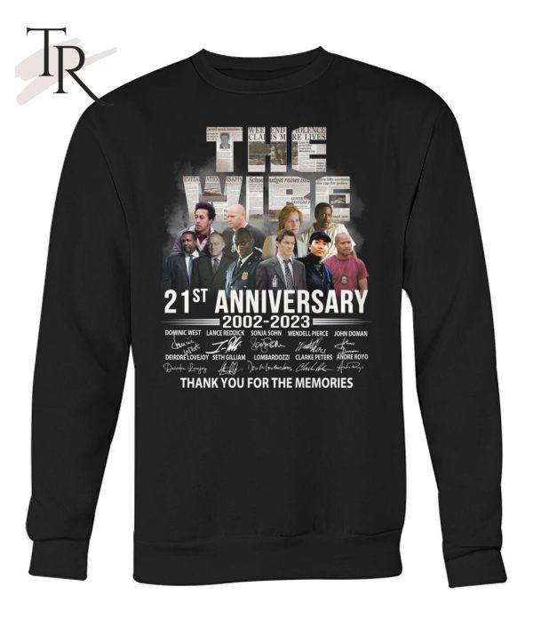 The Wire 21st Anniversary 2002 – 2023 Thank You For The Memories T-Shirt