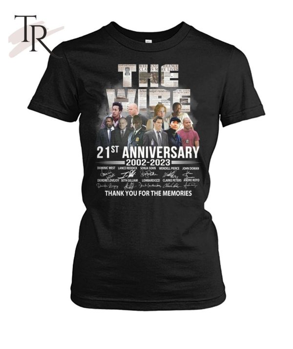 The Wire 21st Anniversary 2002 – 2023 Thank You For The Memories T-Shirt