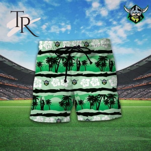 NRL Canberra Raiders Personalized Unisex Hawaiian Shirt And Short Pants For Fan – Limited Edition