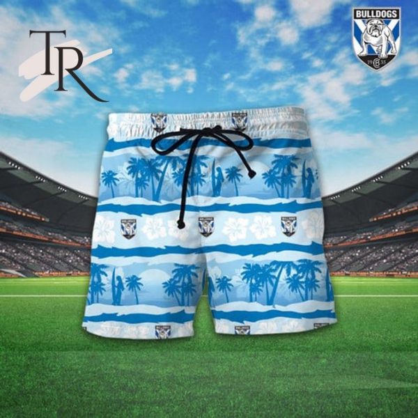 NRL Canterbury-Bankstown Bulldogs Personalized Unisex Hawaiian Shirt And Short Pants For Fan – Limited Edition