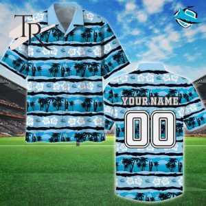 NRL Cronulla-Sutherland Sharks Personalized Unisex Hawaiian Shirt And Short Pants For Fan – Limited Edition