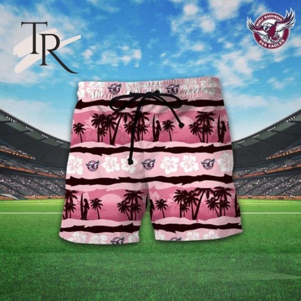 NRL Manly Warringah Sea Eagles Personalized Unisex Hawaiian Shirt And Short Pants For Fan – Limited Edition