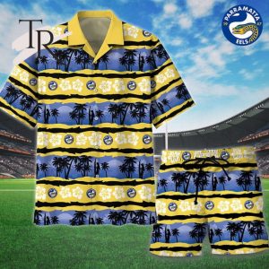NRL Parramatta Eels Personalized Unisex Hawaiian Shirt And Short Pants For Fan – Limited Edition