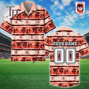 NRL St. George Illawarra Dragons Personalized Unisex Hawaiian Shirt And Short Pants For Fan – Limited Edition