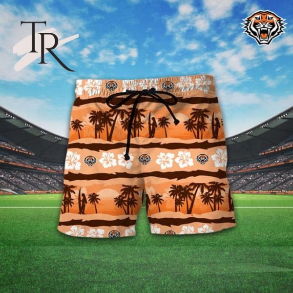 NRL Wests Tigers Personalized Unisex Hawaiian Shirt And Short Pants For Fan – Limited Edition