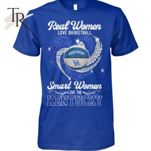 Real Women Love Baseball Smart Women Love The Kentucky Special Edition T-Shirt