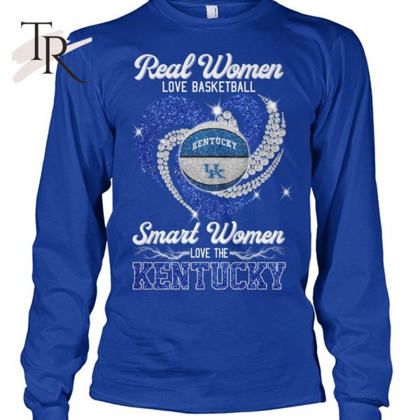 Real Women Love Baseball Smart Women Love The Kentucky Special Edition T-Shirt