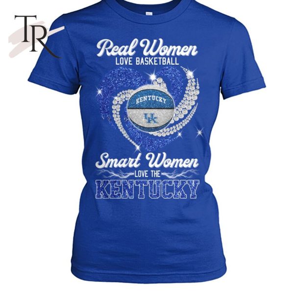 Real Women Love Baseball Smart Women Love The Kentucky Special Edition T-Shirt