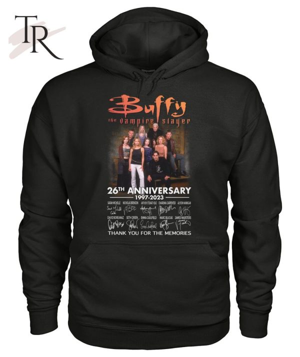 Buffy The Vampire Slayer 26th Anniversary 1997 – 2023 Thank You For The Memories T-Shirt