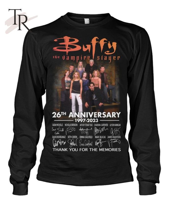 Buffy The Vampire Slayer 26th Anniversary 1997 – 2023 Thank You For The Memories T-Shirt