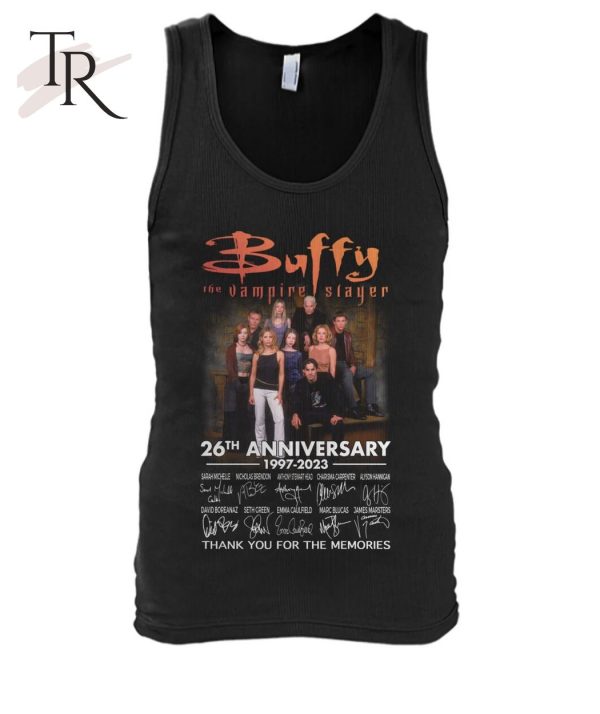 Buffy The Vampire Slayer 26th Anniversary 1997 – 2023 Thank You For The Memories T-Shirt