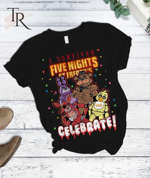 I Survived Five Nights At Freddy’s Celebrate T-Shirt