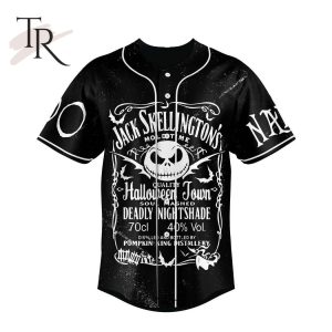 Jack Skellington – King Of Halloween Town I’m Your Nightmare Custom Baseball Jersey