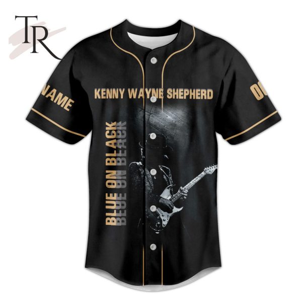 Kenny Wayne Shepherd Blue On Black Custom Baseball Jersey