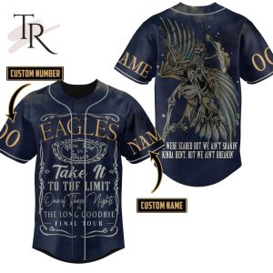 PREMIUM Eagles One Of These Nights Is The Long Goodbye Final Tour Custom Baseball Jersey