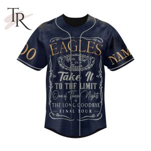 PREMIUM Eagles One Of These Nights Is The Long Goodbye Final Tour Custom Baseball Jersey