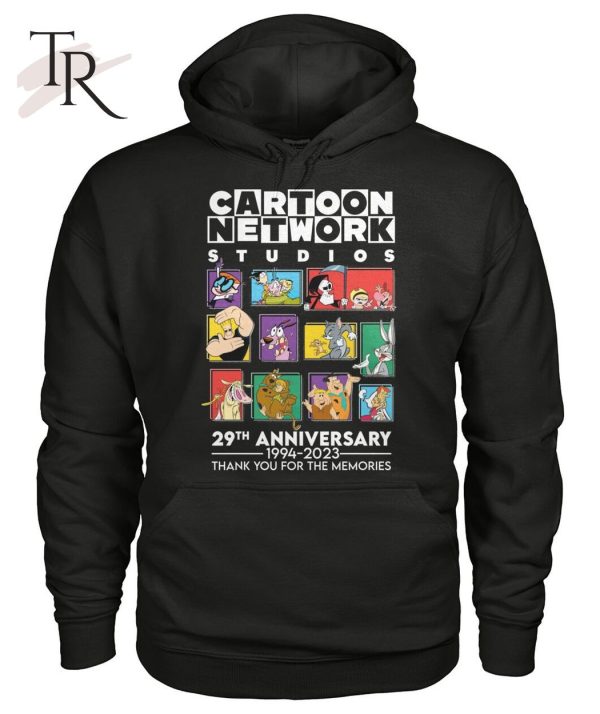 Cartoon Network Studios 29th Anniversary 1994 – 2023 Thank You For The Memories T-Shirt