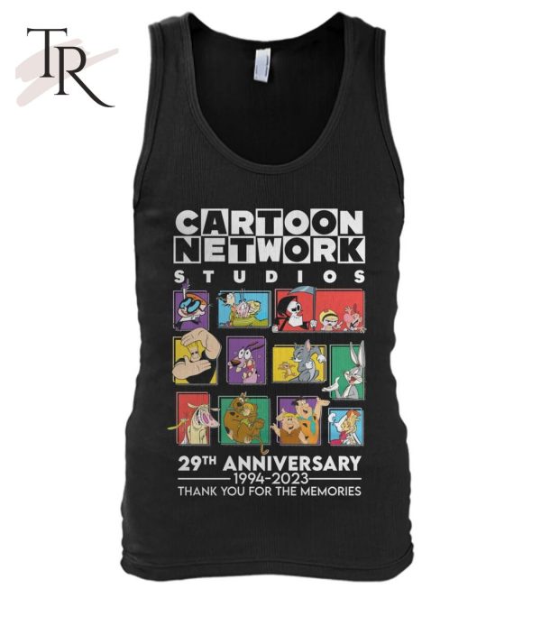 Cartoon Network Studios 29th Anniversary 1994 – 2023 Thank You For The Memories T-Shirt