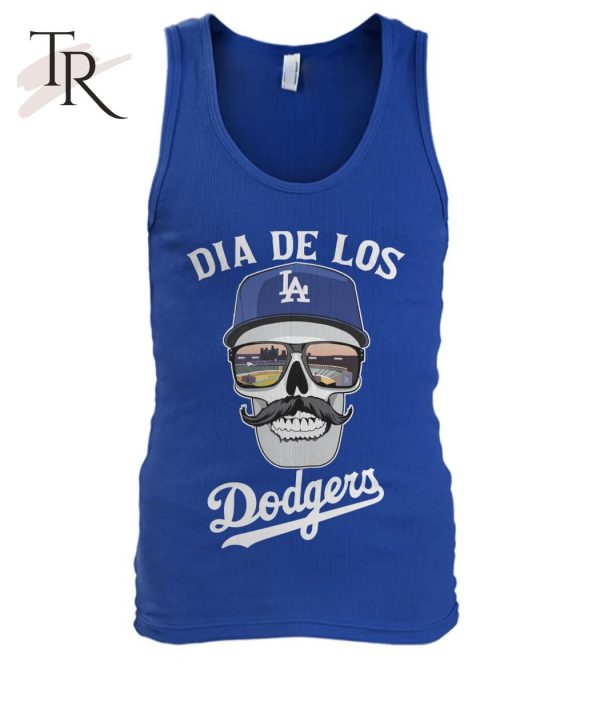 Dia De Los Dodgers Skull T-Shirt