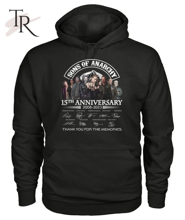 Sons Of Anarchy 15th Anniversary 2008 – 2023 Thank You For The Memories T-Shirt