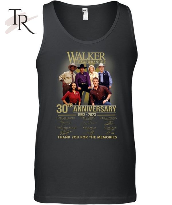 Walker, Texas Ranger 30th Anniversary 1993 – 2023 Thank You For The Memories T-Shirt