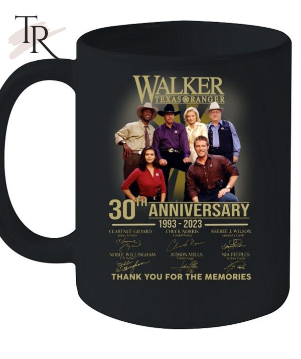 Walker, Texas Ranger 30th Anniversary 1993 – 2023 Thank You For The Memories T-Shirt