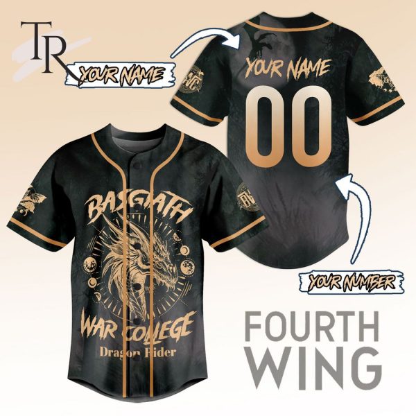 Basgiath War College Dragon Rider Custom Baseball Jersey