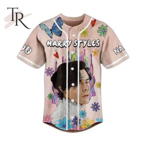 Harry Styles Flowers Custom Baseball Jersey