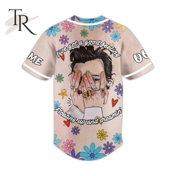 Harry Styles Flowers Custom Baseball Jersey