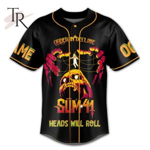 Heads Will Roll – Sum 41 Custom Baseball Jersey
