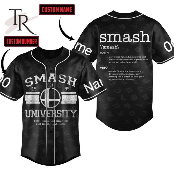 Smash University Est 1999 Custom Baseball Jersey