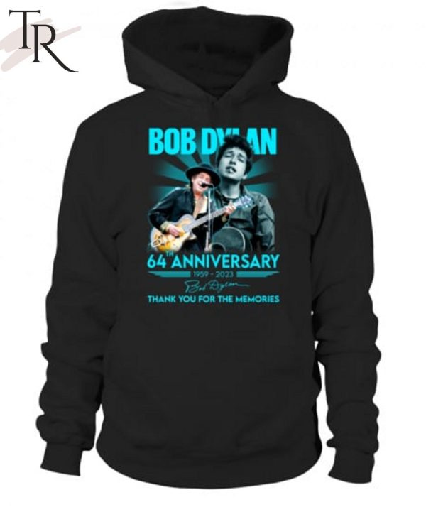 Bob Dylan 64th Anniversary 1959 – 2023 Thank You For The Memories Unisex T-Shirt