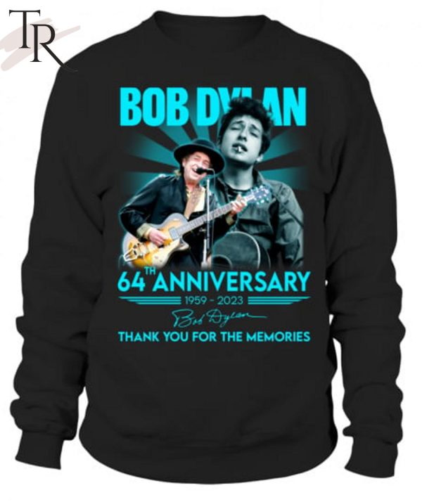 Bob Dylan 64th Anniversary 1959 – 2023 Thank You For The Memories Unisex T-Shirt