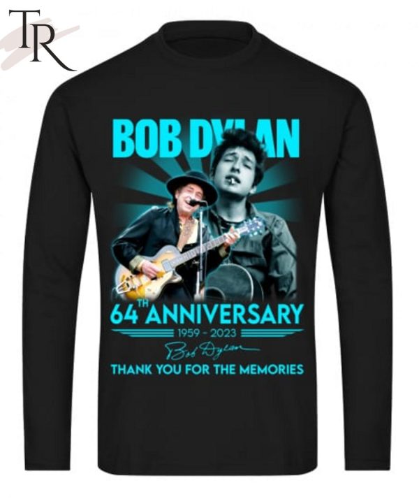 Bob Dylan 64th Anniversary 1959 – 2023 Thank You For The Memories Unisex T-Shirt