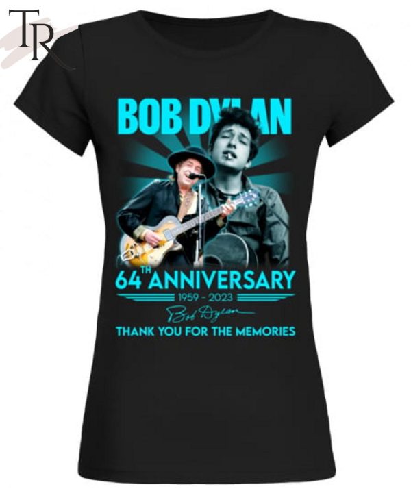 Bob Dylan 64th Anniversary 1959 – 2023 Thank You For The Memories Unisex T-Shirt