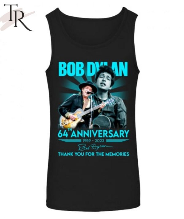 Bob Dylan 64th Anniversary 1959 – 2023 Thank You For The Memories Unisex T-Shirt